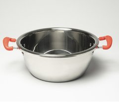 Bowl acero con manijas silicona - comprar online