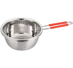 Colador acero inoxidable con mango de silicona - comprar online