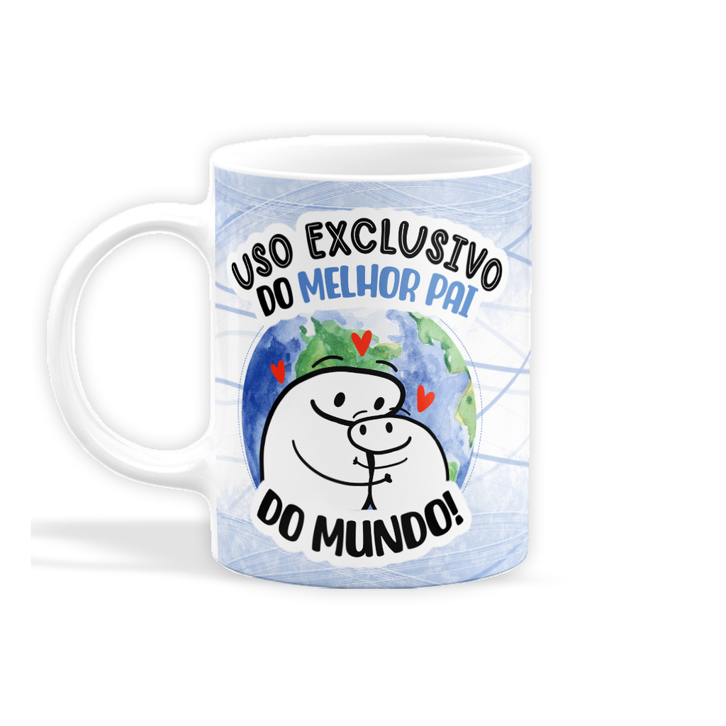 Caneca Criativa Meme Flork Tenho Um Super Professor Presente use canecas