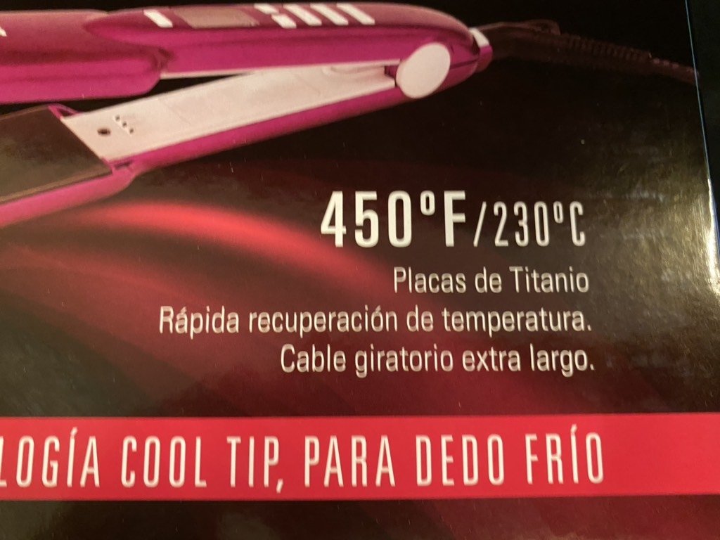 Planchita vanta titanium - Comprar en Rulos Tucumán