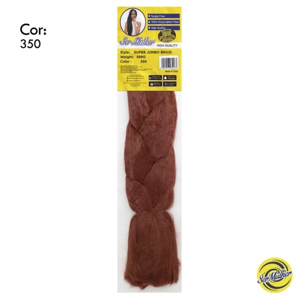 Super Jumbo Braid Ser Mulher 399gr – Valentina Hair