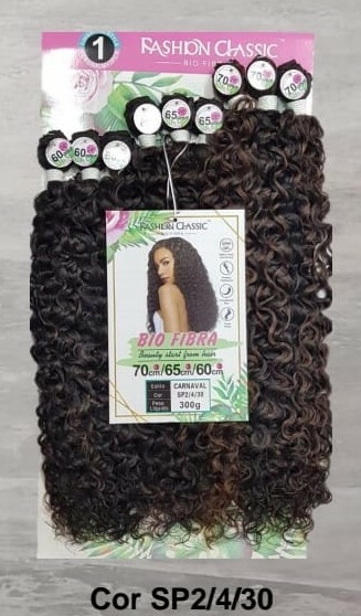 CARNAVAL CABELO BIO FIBRA - cor MT1B/27 - Fashion Classic 70cm