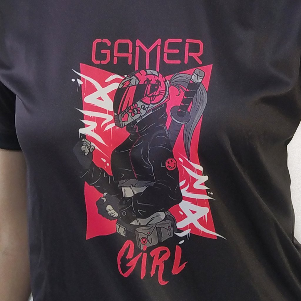 Camiseta Gamer GGWP, Preta, Manga curta, Unisex