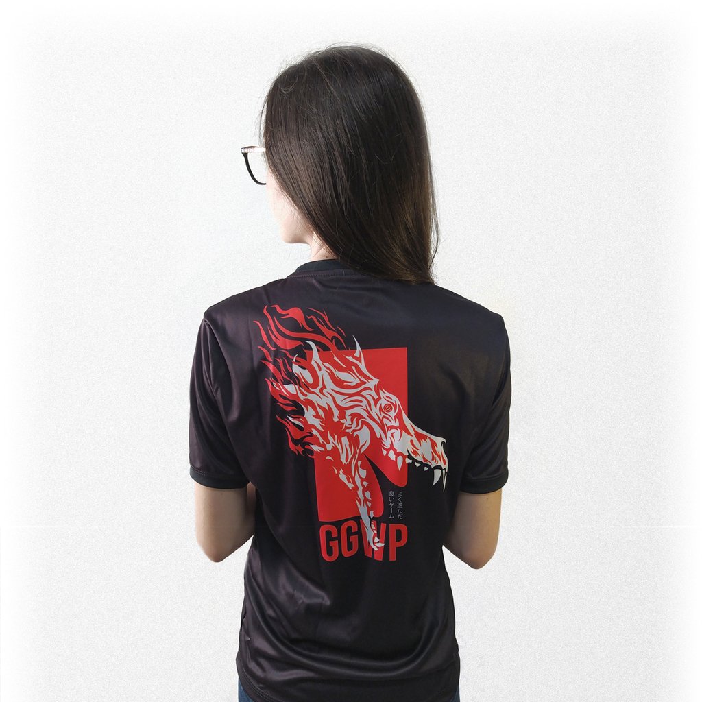 Camiseta Gamer GGWP, Preta, Manga curta, Unisex