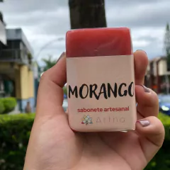 Sabonete Artesanal de Morango 250g