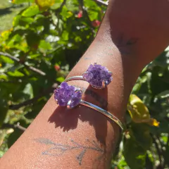 Bracelete Drusa de Ametista