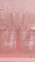 Vasos y jarra Tulipán