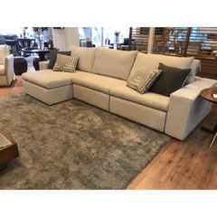 Sofá Canto Chaise Retrátil Genebra - Lar Móveis - Belo Horizonte
