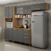 Cozinha VM20 4 Peças 2,70m Grafite