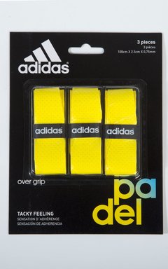 Cubre grip adidas set x3 color amarillo