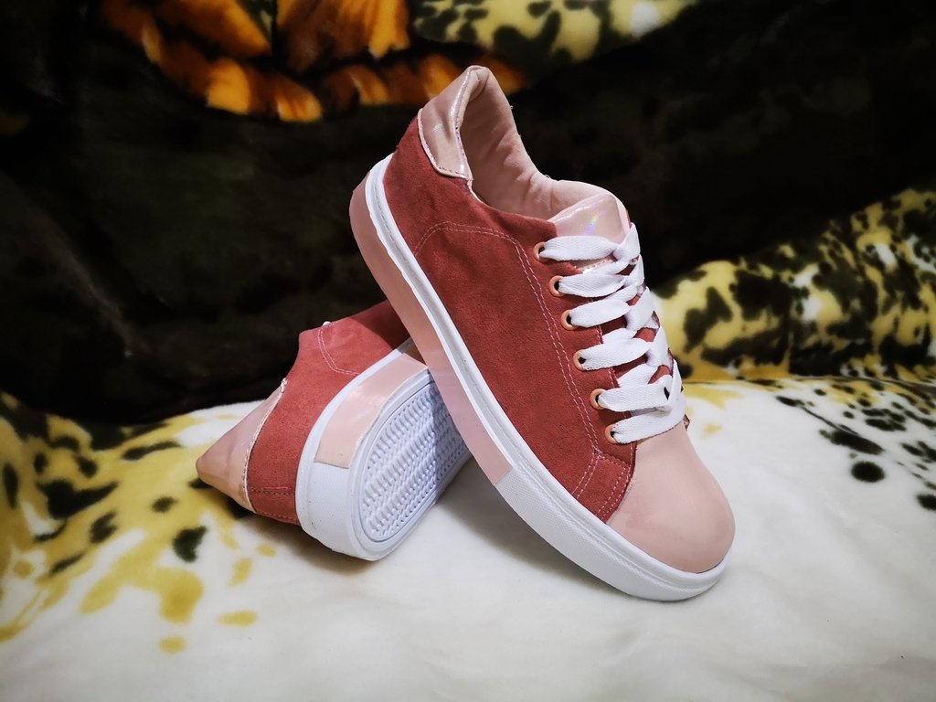 tengo hambre tierra Roux Moda | Tenis rosados de amarrar para mujer,