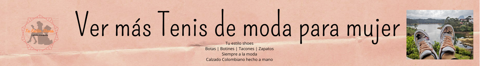 Zapatillas tenis para mujer sin cordones en Medellín