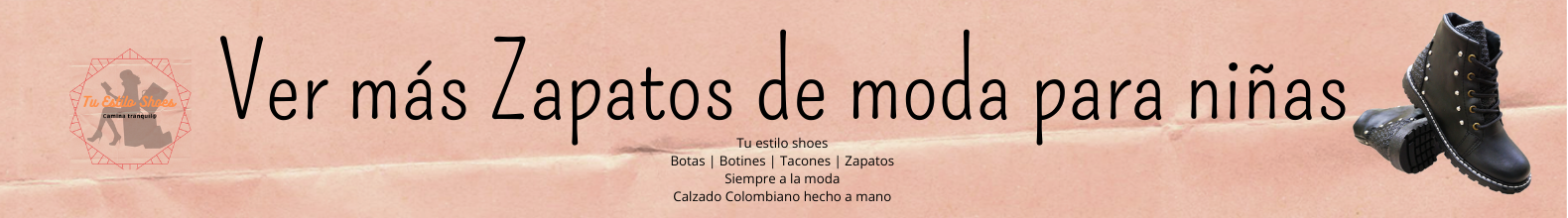 Botas de moda para niñas en Bogotá, Medellín, Chía, Ibagué. Bucaramanga