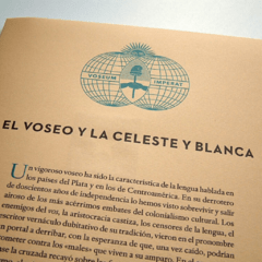 EL VOSEO Y LA CELESTE Y BLANCA en internet