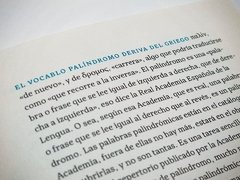 PALÍNDROMO Y CIENCIA - Librería del Espacio