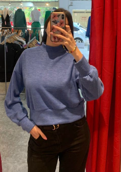 Buzo lanilla media polera - tienda online