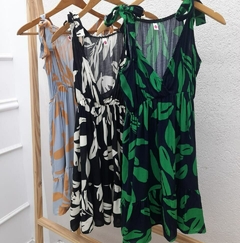 Vestido corto estampado