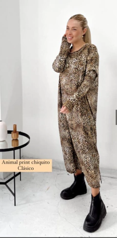 Vestido animal modal SIN STOCK