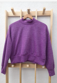 Buzo lanilla media polera