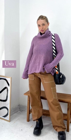 Poleron mohair liso - comprar online