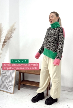 Polera animal mohair SIN STOCK
