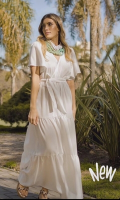 Vestido largo con mangas en internet