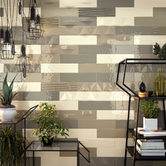 Revestimiento Elements Toffee Glossy 10x40 cm