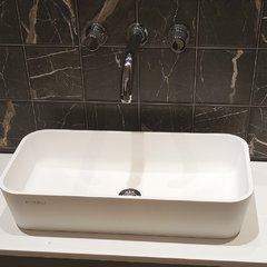 Krion Lavabo Modul 55x27x12 blanco - comprar online