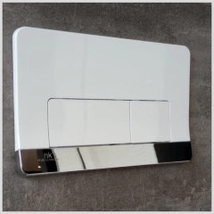 Noken Pulsador Smart Line Forma Blanco Cromo