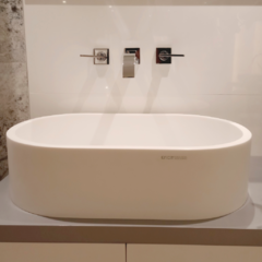 Krion Lavabo 3 Way 60x40x15 Blanco On Top
