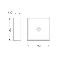 Roca lavatorio Optica square - comprar online