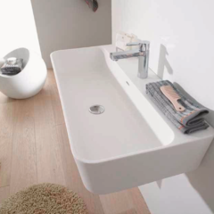 Krion Lavabo Suspendido Modul 59x41x17 blanco