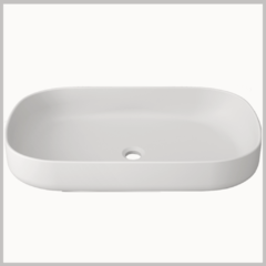 Krion Lavabo Unique 70x40x13 blanco - comprar online