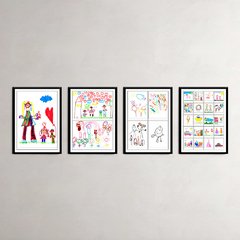 MOSAIQUITOS | SET X 4 | 27 DIBUJOS | COMB. S/TEXTO en internet
