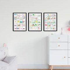 MOSAIQUITOS | SET X 3 | 60 DIBUJOS | SIMPLE S/TEXTO - comprar online