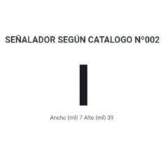 Señalador de Oreja Nº2 - comprar online