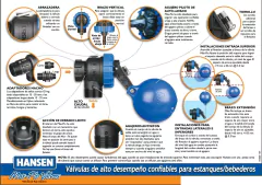 Kit Valvula Flotante Hansen Maxflo Bebederos - comprar online