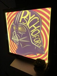 Luminária Quadro Star Wars - Darth Vader