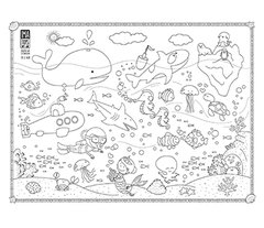 Lonita lavable para pintar "Mar" - ludilon
