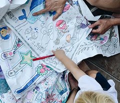 Lonita lavable para pintar "Mar" - tienda online