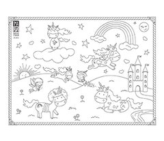 Lonita lavable para pintar "Unicornios" en internet