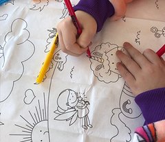 Lonita lavable para pintar "Unicornios"