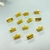 PIRAÑA x50 unidades PLATEADO/DORADO 13mm