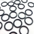 ARGOLLAS PLASTICAS de 18mm NEGRO - comprar online