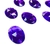 GEMA OVALADA FACETADA 18x25 VIOLETA