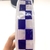 CINTA COMBINADA ALTO BRILLO azul y blanco x 1 METRO