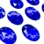 GEMA OVALADA FACETADA 18x25 AZUL en internet