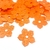 FLORES PLANAS NARANJA x50 unidades