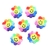 FIMO FLOR CON CARITA FELIZ X 10 UNIDADES en internet