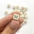 LETRA CONSONANTE PASANTE MADERA CUBO 10mm x20 gramos (45 unidades) - RenataBijou en Ramos